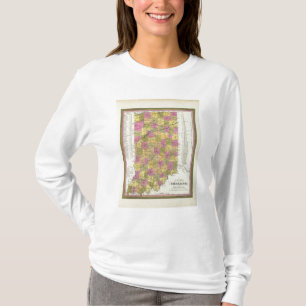 Camiseta Nuevo mapa de Indiana 2
