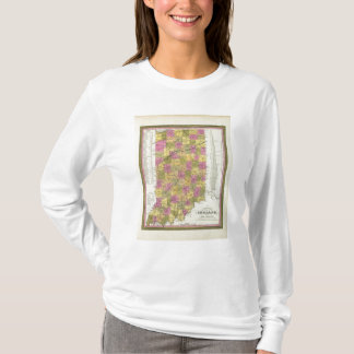 Camiseta Nuevo mapa de Indiana 2