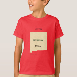 Camiseta - Nuevo Mapa de México con nombre de ciud