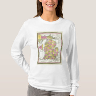 Camiseta Nuevo mapa de Michigan 2