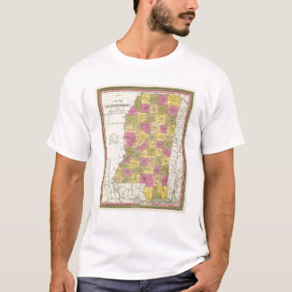Camiseta Nuevo mapa de Mississippi