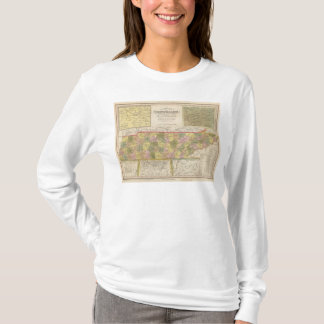 Camiseta Nuevo mapa de Tennessee