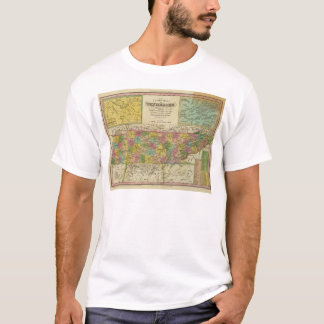 Camiseta Nuevo mapa de Tennessee 2