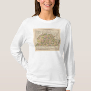 Camiseta Nuevo mapa de Virginia