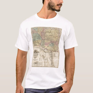 Camiseta Nuevo mapa del territorio de Arizona