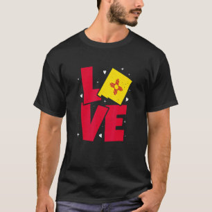 Camiseta Nuevo México Bandera Amor 4 De Julio Nuevo Mex Pat