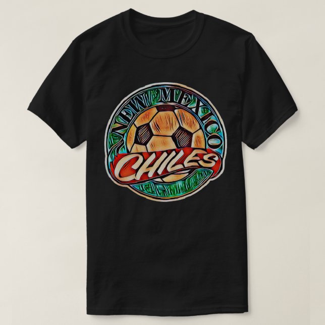 Camiseta Nuevo México chilena fútbol (Diseño del anverso)