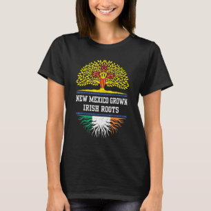 Camiseta Nuevo México creció con raíces irlandesas Irlanda