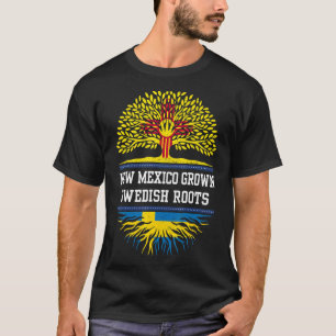 Camiseta Nuevo México creció con raíces suecas en Suecia