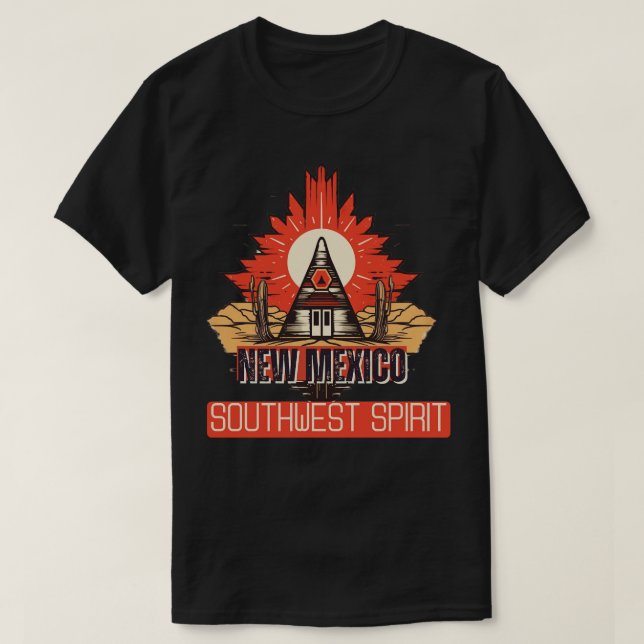 Camiseta Nuevo México Espíritu del Suroeste (Diseño del anverso)