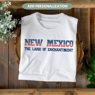 Camiseta Nuevo México Estado de Encantamiento Personalizado