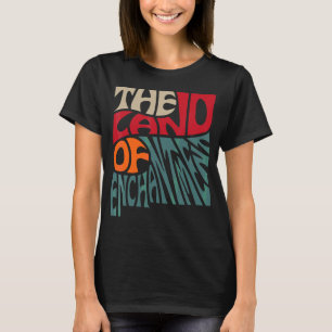 Camiseta Nuevo México Nm Us Estado Shape Motto