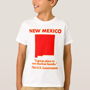 Camiseta Nuevo México: probemos bombas nucleares aquí