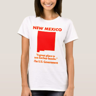 Camiseta Nuevo México: probemos bombas nucleares aquí
