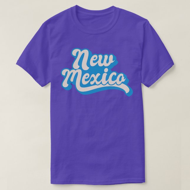 Camiseta Nuevo México retro (Diseño del anverso)