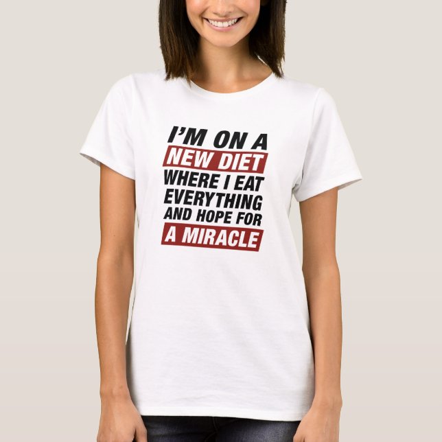Camiseta Nuevo milagro dietético (Anverso)