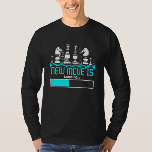 Camiseta Nuevo movimiento está cargando piezas del tablero