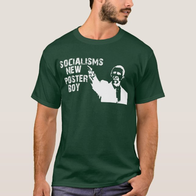 CAMISETA NUEVO MUCHACHO DEL POSTER DE LOS SOCIALISMOS (Anverso)
