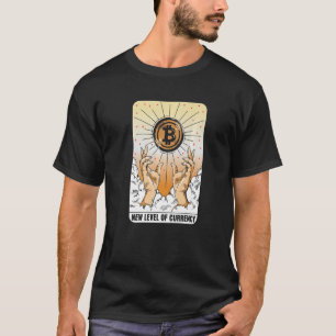 Camiseta Nuevo nivel de moneda Bitcoin Evolution Crypto Tec