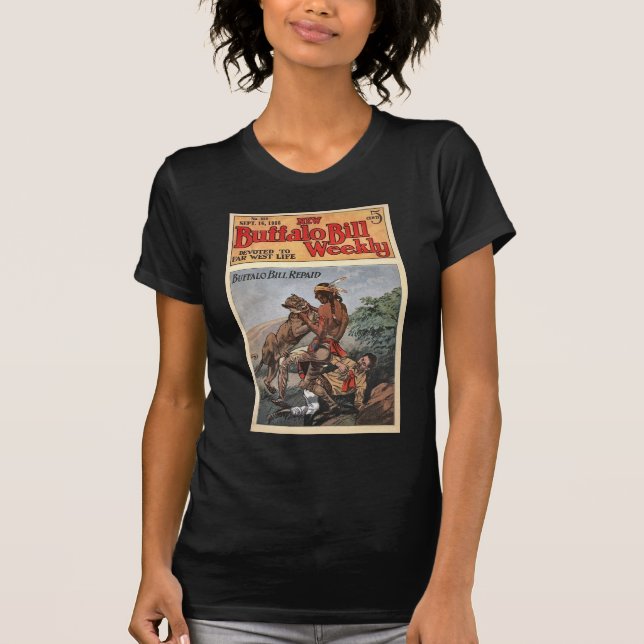 Camiseta Nuevo no. semanal 210 1916 de Buffalo Bill (Anverso)