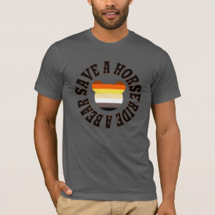 Camiseta ¡Nuevo ! Oso Lindo Salva Un Caballo Monta Un Oso