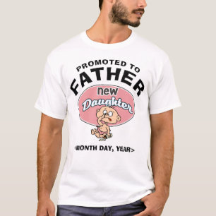 Camiseta Nuevo padre divertido del papá de la hija del