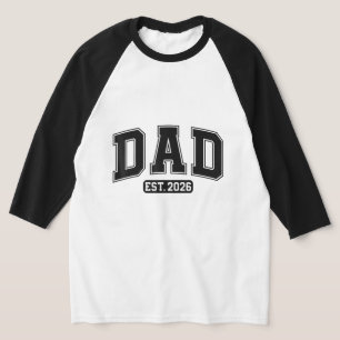 Camiseta Nuevo Papá 2026 Papá 2026 Padre 2026 Papá Est. 202
