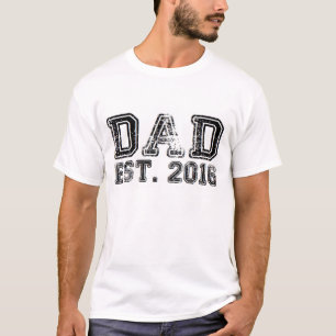 CAMISETA NUEVO PAPÁ EST. HUMOR 2016 DEL PADRE DEL PAPÁ DE
