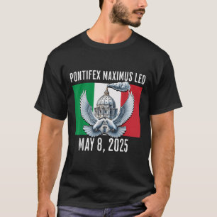Camiseta Nuevo Papa Leo 2025 Pontifex Maximus Leo