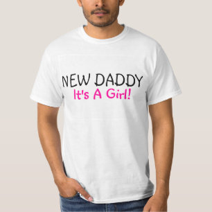 Camiseta Nuevo papá su un chica