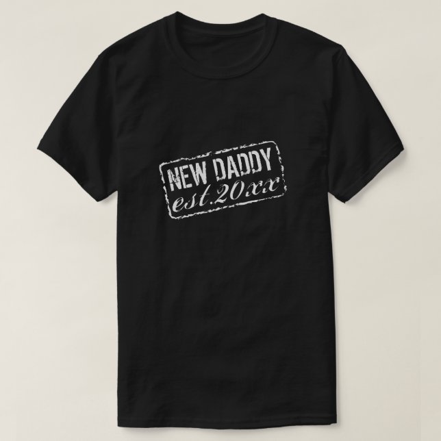 Camiseta Nuevo papi estampado de caucho vintage 2022 (Diseño del anverso)