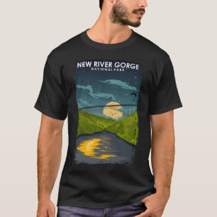 Camiseta Nuevo Parque Nacional del desfiladero del río en e
