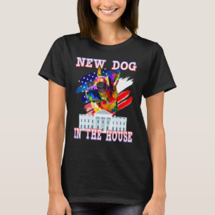 Camiseta Nuevo Perro En La Casa Pastor Alemán Para Inaugura