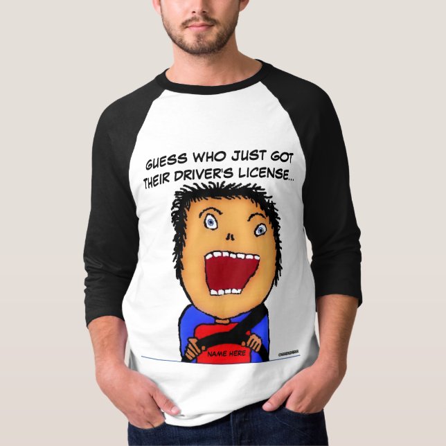 Camiseta Nuevo Personalizado de controlador (Anverso)
