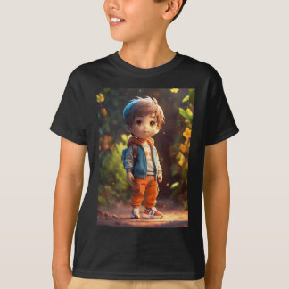 Camiseta Nuevo personalizado lindo chico imprimir