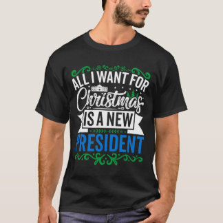 Camiseta Nuevo presidente azul