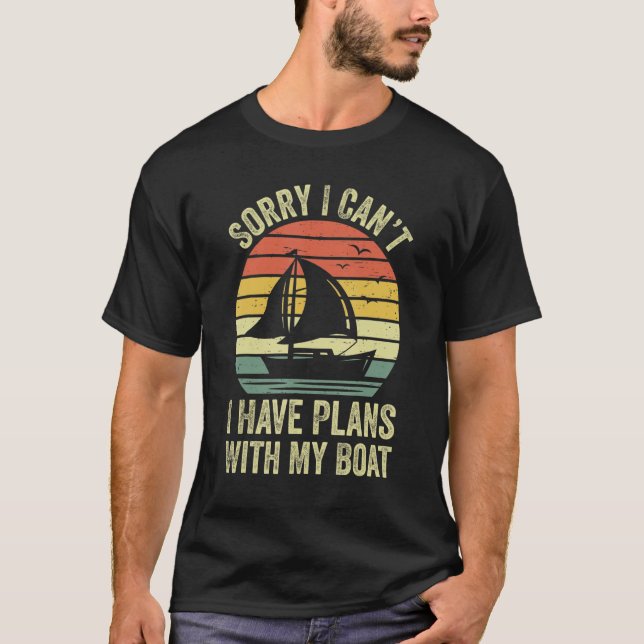 Camiseta Nuevo propietario de barco no puedo tener planes c (Anverso)