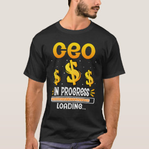 Camiseta Nuevo propietario de empresa CEO en progreso futur
