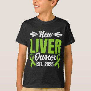 Camiseta Nuevo propietario de hígado Est. 2025 - Receptor d