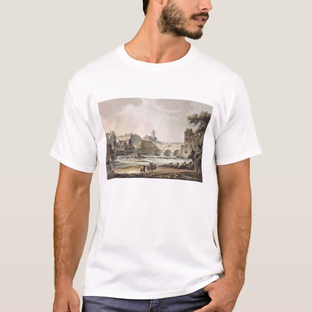 Camiseta Nuevo puente, del 'baño ilustrado por una serie de (Anverso)