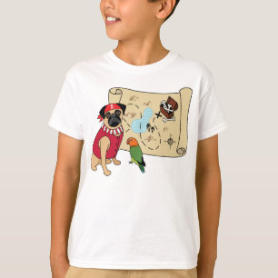 Camiseta ¡Nuevo! ¡Pug Pirate Design! ¡ARRGGHH!