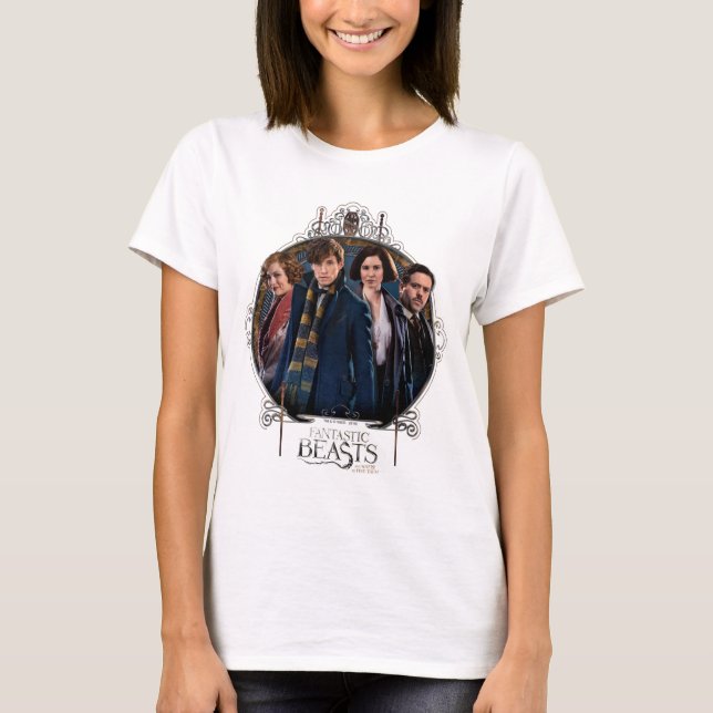 Camiseta NUEVO SCAMANDER™ y marco Art Nouveau de la empresa (Anverso)