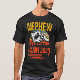 Camiseta Nuevo sobrino este 2023 cargando el futuro del nue