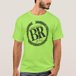 Camiseta Nuevo Tee con logotipo "BR" (verde)