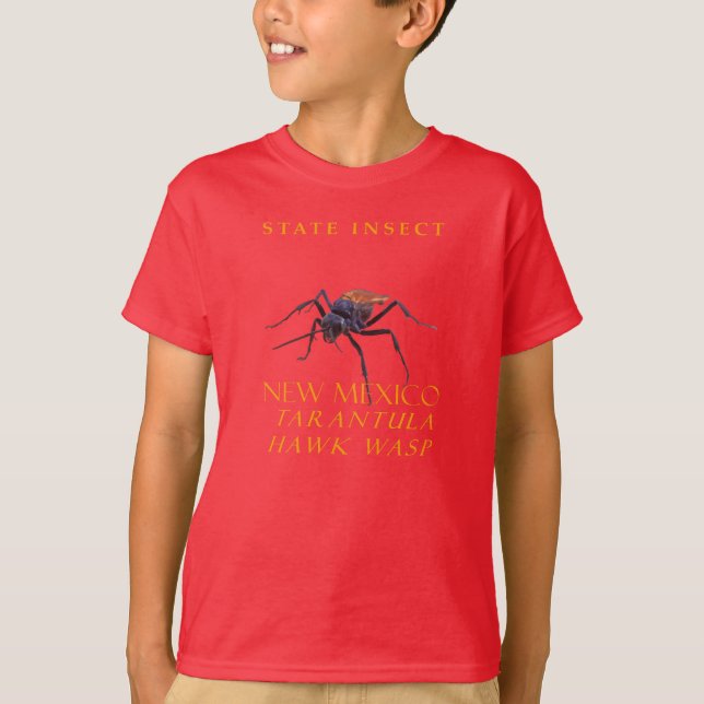 Camiseta Nuevo Territorio Mexicano Insectos Tarantula Hawk  (Anverso)