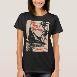 Camiseta Nuevo Tiki Bar Waikiki al estilo hawaiano retro es
