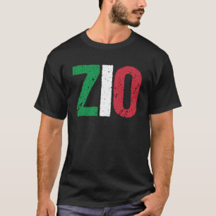 Camiseta Nuevo tío italiano Zio Orgulloso italiano norteame