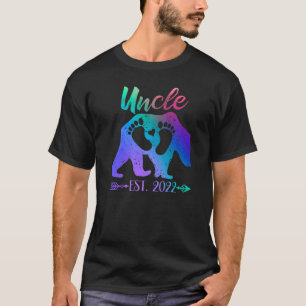 Camiseta Nuevo Tío Oso Est 2022 Invitación De Bebé Niece Ne