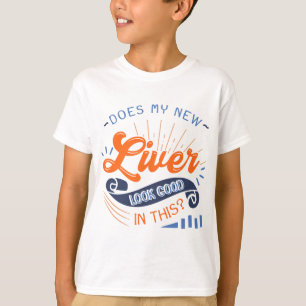 Camiseta Nuevo trasplante hepático Órgano de trasplante hep