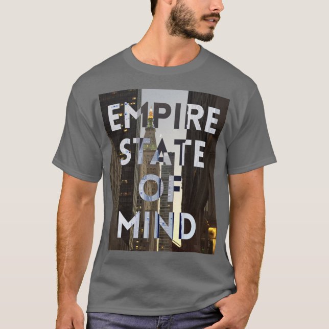 Camiseta nuevo-York-ciudad-imperio-estado-de mind (Anverso)